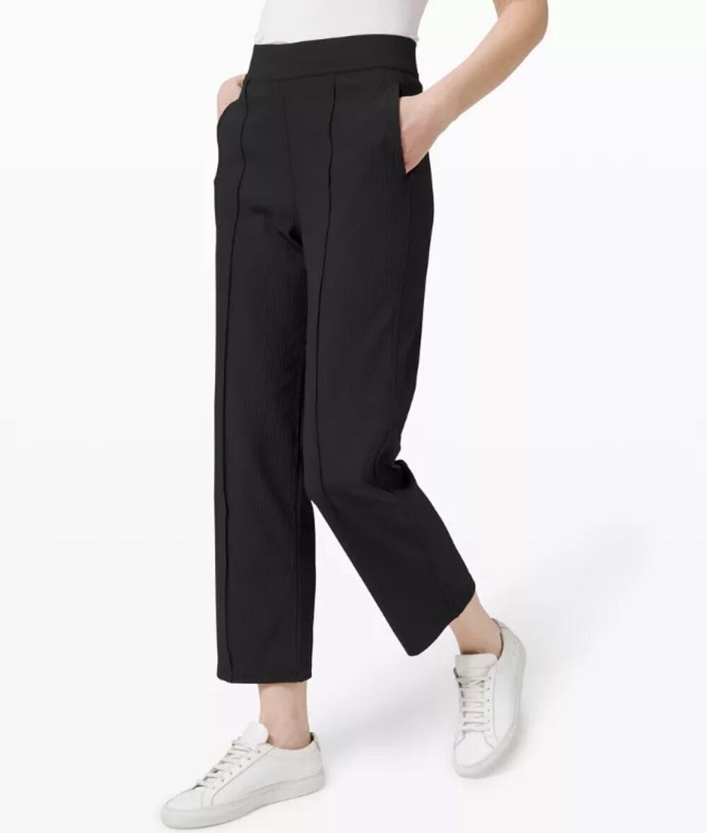 Lululemon Urban Strides Super High Rise Pant 25" Black Size 4